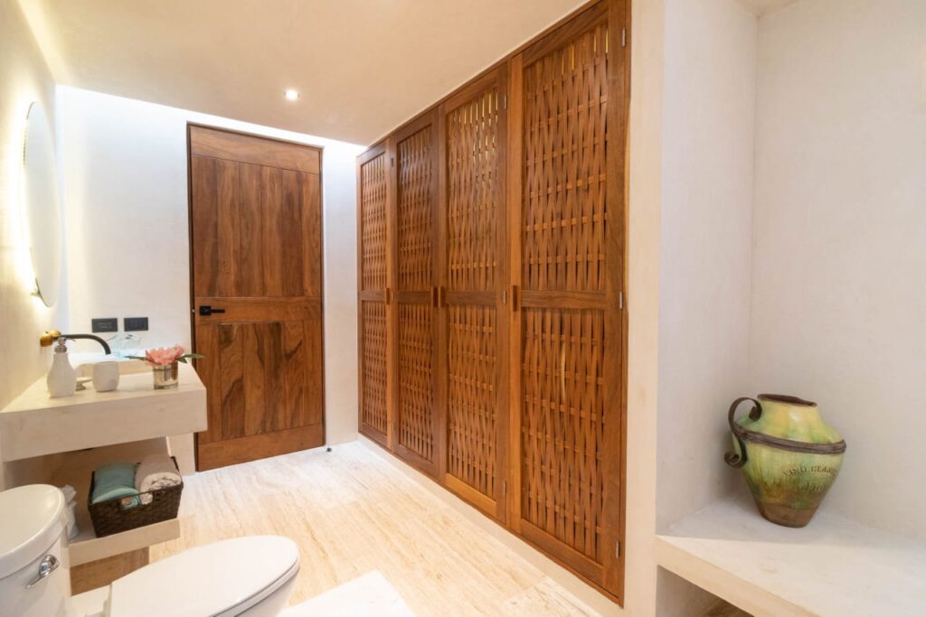 Baño Villa Boheme Construcción Tulum